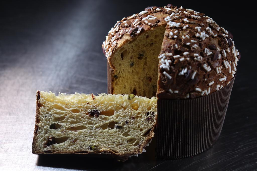 Panettone al pistacchio e amarene - SaMadrighe